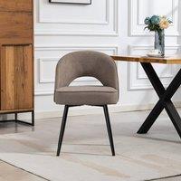 Artemis Home Ashley Fabric Dining Chairs - Set of 2 in Brown | Size: 2 Pack