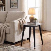 FWStyle Monaco Sintered Stone Grey Sofa End Lamp Table Scratch Resistant