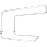 Loops Height Adjustable Bed Cradle - Tubular Steel Frame - 460 670mm Height - Bed Aid in Metallics