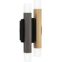 Loops Stylish Modern Black, Grey, & Brown Indoor Wall Light for Home Dcor