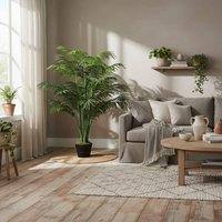 Wyld Haus Vavi Artificial Palm Tree 125cm in Nursery Pot in Green