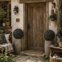 Wyld Haus Safiri Set of 2 Purple Artificial Boxwood Ball Plants for Decorative