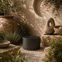 Wyld Haus Lasatta Small Dark Grey Steel Smokeless Portable Fire Pit Spark Screen