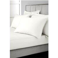 Bianca 400 Thread Count Cotton Sateen 36cm Depth Sheet in Ivory | Size: King Fitted