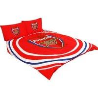 Arsenal FC Pulse Reversible Duvet Cover Set in Red | Size: Double
