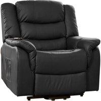 Artemis Home Almeira Electric Riser Recliner with Massage & Heat in Black
