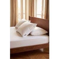 Bedable 100% Down-Feather Pillow in White | Size: King