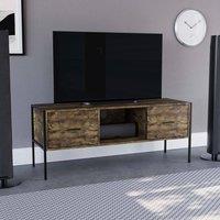 HD Designs Vida Designs Brooklyn 2 Drawer TV Unit in Dark Brown