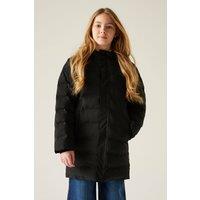 Dare 2b Wander Waterproof Insulated Padded Hooded Jacket in Jet Black | Size: 15-16 Years