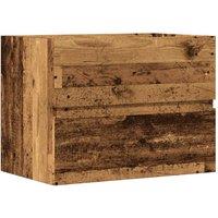Berkfield Home Bathroom Cabinet Old Wood 60x38.5x45 cm Engineered Wood in Brown