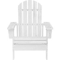 Berkfield Home Garden Chair Wood White