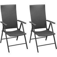 Berkfield Home Durable 3 Piece Garden Dining Set Black & Brown