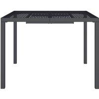 Berkfield Home Garden Table Anthracite 100x100x72 cm Steel in Black | Size: 100 x 100 x 72 cm