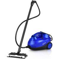 Costway 2000W Steam Cleaner Portable Steamer w/ 20 Accessories & 1.5L Tank in Blue