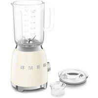 Smeg Jug Blender- Retro, 4 Speeds, 1.5L, 800W, Red, BLF03RDUK in Cream