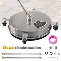 FLAVORA 15 Inch 4000PSI Driveway Flat Surface Cleaner High Pressure Washer in Silver | Size: 1.25kg