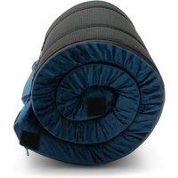 NESTLUNE Foldable Camping Memory Foam Mattress 6.5cm Thick in Dark Blue