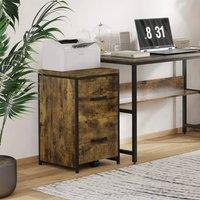 EONLION 70cm Vertical Office Filing Cabinet in Brown | Size: 100 cm
