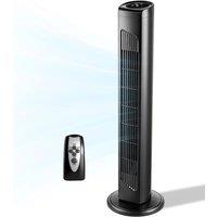 EONLION Tower Fan with Remote Control in Black