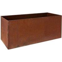 Kelvenix Large Plant Pot Corner Rust Planter in Brown | Size: 100g