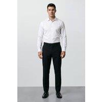 Burton Men's Plus & Tall Black Essential Tuxedo Suit Trousers | Size: 42L