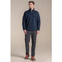 Craghoppers Men's Torney Half-Zip Knit-Look Insulating Active Fleece in Navy | Size: 2XL