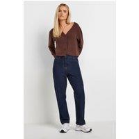 PixieGirl Women's Petite Straight Leg Jeans in Blue | Size: 14