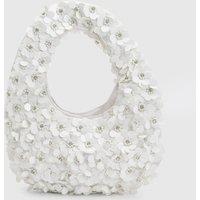 Coast Women's Daniela Floral Sequin Shoulder Bag in Ivory