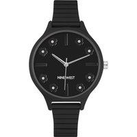 Nine West Women's NW-2563BKBK 36mm Quartz Watch in Black