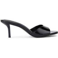 STEVE MADDEN Women's 'Kendrix Black' Leather Patent Heels in Black | Size: 5