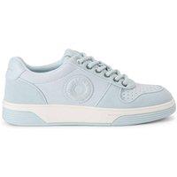 Kurt Geiger London Women's 'Bromley Sneaker' Leather Suede Trainers in Pale Blue | Size: 7