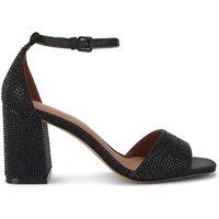 Kurt Geiger London Women's 'Square Block Heel' Fabric Heels in Black | Size: 5