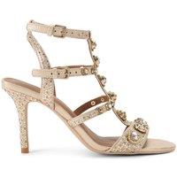 Kurt Geiger London Women's 'Octavia Gladiator Sandal' Heels in Gold | Size: 7