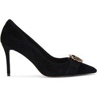 Kurt Geiger London Women's 'Kgl Mayfair Court Sm Egl' Suede Heels in Black | Size: 8
