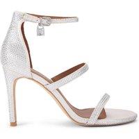 Kurt Geiger London Women's 'Park Lane' Fabric Heels in Cream | Size: 5