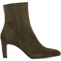 Dune London Women's 'Ovation' Suede Ankle Boots in Green | Size: 3