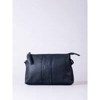 Lakeland Leather Women's 'Eden' Leather Cross Body Bag in Navy