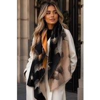 Lemon Daisy Accessories Women's Kaeli Elegant Scarf Shawl in Black