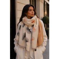 Lemon Daisy Accessories Women's Kaeli Elegant Scarf Shawl in Light Brown