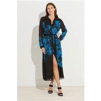 Star by Julien Macdonald Women's Floral Print Shirt Dress in Black | Size: 14