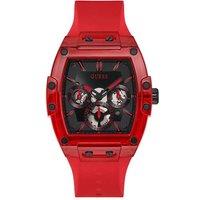 Guess Men's GW0203G5 Phoenix 42mm Quartz Watch in Red