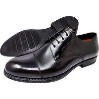 LB COMFORT Men's Clyde Leather Shoes in Black | Size: 11