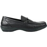 LB COMFORT Men's Flexi Leather Shoes in Black | Size: 11