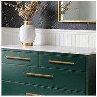 Living and Home 10pcs Stainless Steel T-shaped Cupboard Handles Cabinet Pulls 160mm Hole Centers in Gold