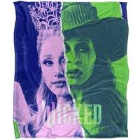 Wicked Glinda & Elphaba Torn Poster Throw Blanket | Size: Small
