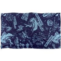 Netflix One Piece Straw Hat Crew Doodles Super Soft Throw Blanket | Size: Small
