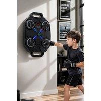 ExtraStar 4-Target Music Boxing Machine with Bluetooth & LED Light in Black