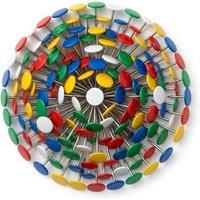 Bedsland Assorted Colour Drawing Pins 120pcs Map Push Pins for Cork Boards