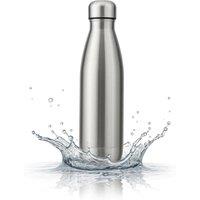 Dyzi 500ml Stainless Steel Water Bottle Leak Proof BPA Free Silver
