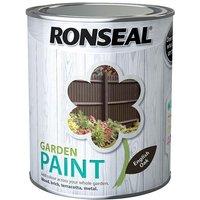 Ronseal Garden Paint English Oak, 750ml RSLGPEO750 in Brown